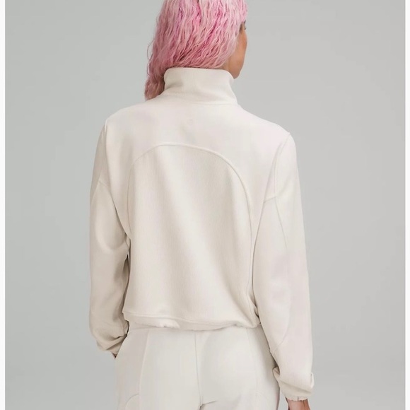 Lululemon Brushed Softstreme Ribbed Half Zip NWT. SZ 0 - Picture 2 of 6